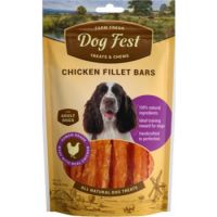 Dog Fest Chicken Fillet Bars For Adult Dogs - 90g (3.17oz)
