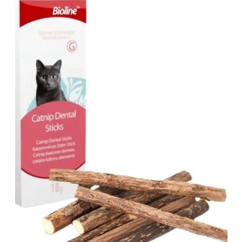  Bioline Catnip Dental Sticks 10g[Weight - 10g 