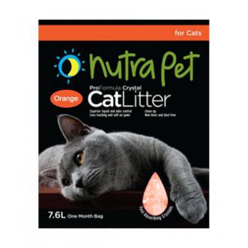  Nutra Pet Cat Litter Silica Gel 16L Orange Scent 