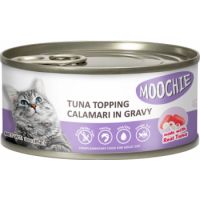 MOOCHIE ADULT TUNA TOPPING CALAMARI 85g Can