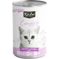 Kit Cat Wet Food Complete Cuisine Chicken And Skipjack In Broth 150g