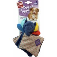 Suppa Puppa Elephant Dog Toys with Squeaker & Crinkle (Small)