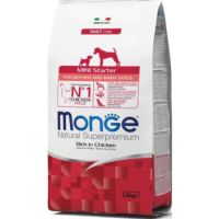 Monge Natural Superpremium Mini Starter Rich in Chicken 1,5 kg (5 pcs left)