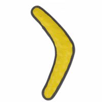 Rubber Toy Boomeran Yellow