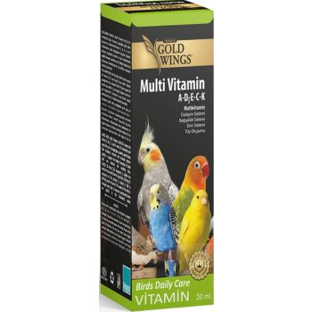  Gold Wings Multivitamin (Support feather & Skin ) 20ML 