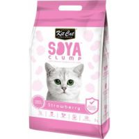 Kit Cat Soya Clumping Soybean Cat Litter - Strawberry 7L