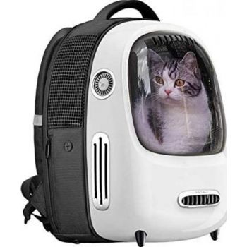  PETKIT BREEZY DOME "GENERATION 2" PET BACKPACK CARRIER FOR CATS AND PUPPIES - WHITE 