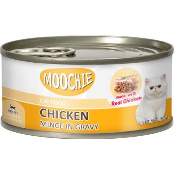  Moochie Adult Mince With Chicken 85g Can 