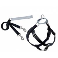 Freedom No-Pull Harness and Leash - Black / XL 1"
