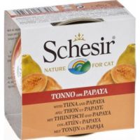 Schesir Cat Wet Food  Tuna with Papaya (75g)