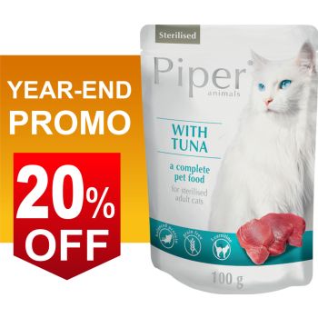  PIPER KOT STERILIZED TUNA SACHET 100G 