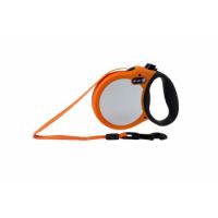 Visibility retractable leash, 5 m - Large - Neon Orange