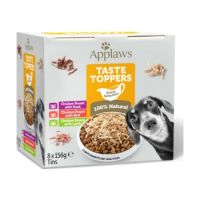 Applaws Taste Toppers in Gravy Chicken Selection Wet Dog Food 8 x 156g Tins