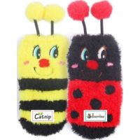 Sock Cuddler Bug Sock Cat Toy  2pack L 15.5 x W 6 x H 1.5. Cm