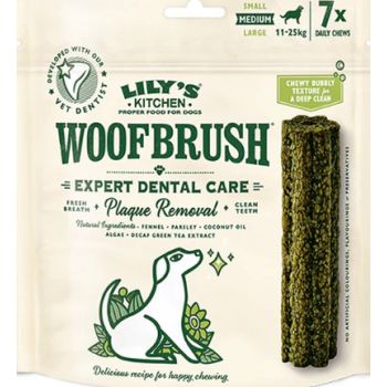  Lily's Kitchen Woofbrush Dental Dog Chews Bulk Pack - MEDIUM 