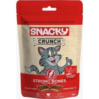  Snacky Cat Crunch ( Strong Bones) Chicken-Cheese 60 g 