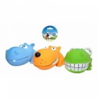 DUVO DOG TOY LATEX BIG HEAD HIPPO: 5414365103538