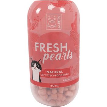  M-PETS Fresh Pearls Natural Cat Litter Deodoriser Floral 450ml 