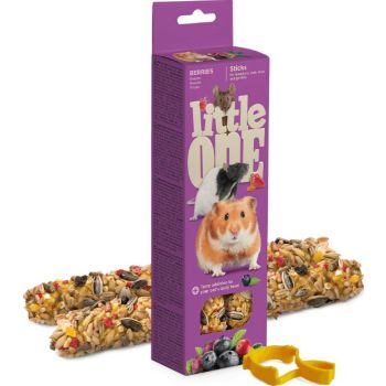  Little One Sticks for hamsters, rats, mice and gerbils with berries 2x60g 