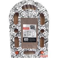 M-PETS Freestyle Cat Scratcher Black & White