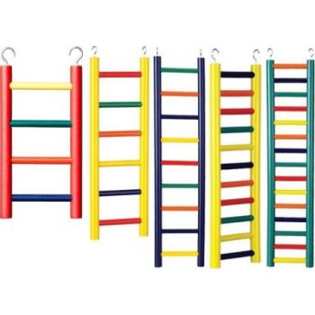  Prevue 6-Rung Multi-Color Wood Ladder for Bird 