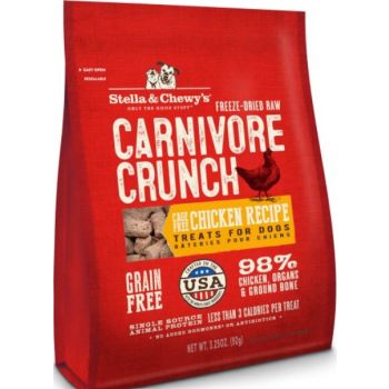  Stella & Chewy's Dog FD Carnivore Crunch – Chicken – 3.25 oz 