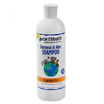  Earthbath Oatmeal & Aloe Shampoo Fragrance Free 16oz 