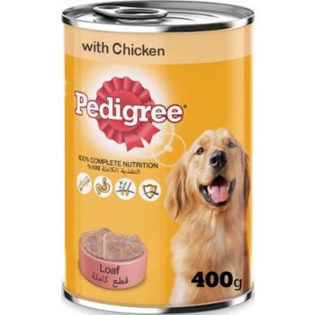  Pedigree Chicken Loaf Wet  Dog Food - 400G 