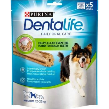  Purina DentaLife Daily Oral Care Dog Chew Treats Medium 12-25kg 4sticks 