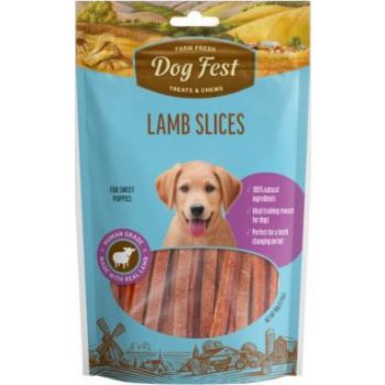  Dog Fest Lamb Slices For Puppies -90g (3.17oz) 