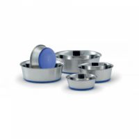 PET BOWL STEEL 17CM