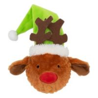 Goodboy Christmas Dog Toys Reindeer Thrower 12 In