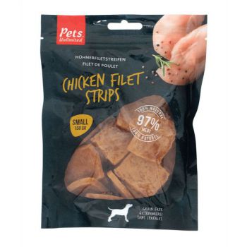  Pets Unlimited Chicken Fillet Strips Small - 150G 