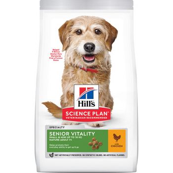  Hill’s Science Plan Senior Vitality Small & Mini Mature Adult 7+ Dog Food With Chicken & Rice (1.5kg) 