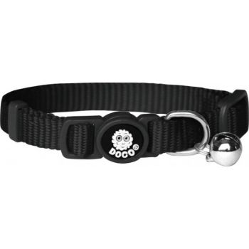  Doco Signature Cat Collar1 x 19 - 31 cm - XS (DCAT001) Black 