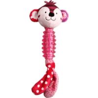 GiGwi Suppa Puppa Monkey with Squeaker inside – Plush/TPR (Small)