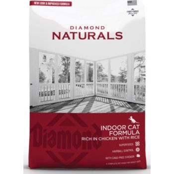  Diamond Naturals Indoor Cat Chicken & Rice Formula 3kg 