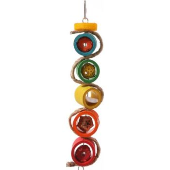  CoollaPet Rainbow Sushi Bird toys 