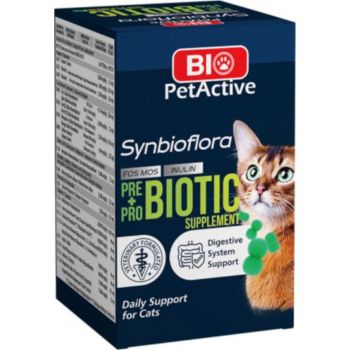  Bio PetActive Synbioflora Pre+Probiotics for Cats 60chewable tablets 