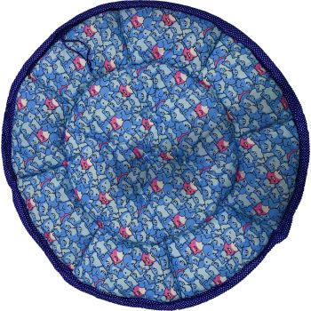  Puppod Round Bed Blue 2in1 70cm 