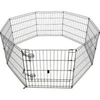 PAWSITIV FOLDABLE PET PLAY PEN WITH DOOR (8 PANELS) 62*61CM