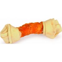 Knotted Rawhide Bone With Chicken(1Pcs) 120G