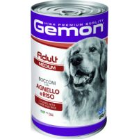 Gemon Dog Wet Food Adult Medium with Lamb and Rice 1250 g