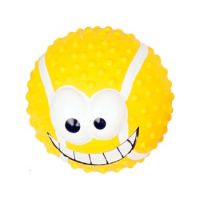 Duvo+ Latex Tennis Ball Smiley Yellow 5cm