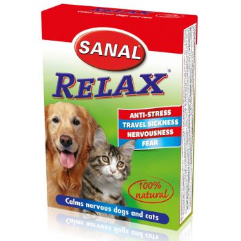  Sanal Relax Anti-Stress Dogs & Cats, 15 tablets 