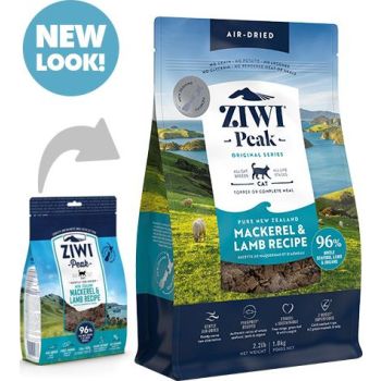  ZIWI Peak Air-Dried Mackerel & Lamb Recipe Dry Cat Food 400g 