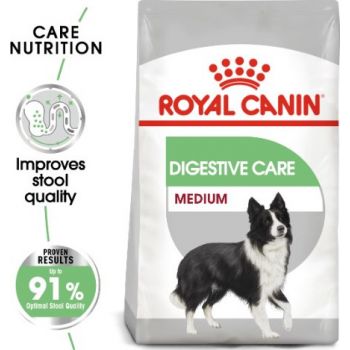  Royal Canin Dog Dry Food Medium Digesttive Care 12kg 