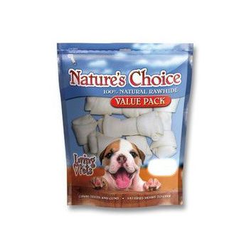  Natureâ€™s Choice 6-7" White Knotted Bones For Dog 