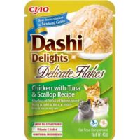 Inaba Dashi Delights Delicate Flakes Chicken with Tuna & Scallop Recipe 40g