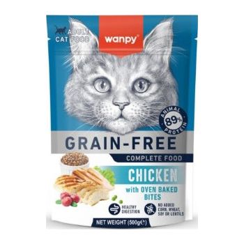  Wanpy Grain Free Complete Food for Adult Cat – Chicken Recipe 500g 